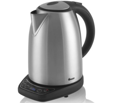 SWAN  Temperature Controlled SK25040N Jug Kettle - Stainless Steel